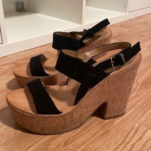 Dolce Vita Cork Platform Shoes
